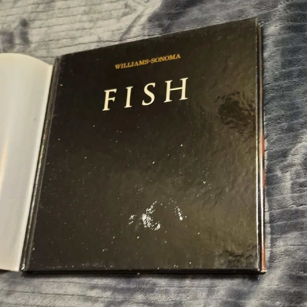 Williams Sonoma Fish Cookbook with Orange Cover